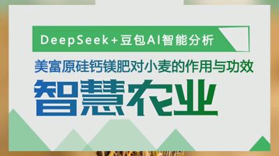 老铁们，马上准备冬小麦种植肥料了，我们用AI智慧农业分析了，美富原，叶碳酶乳酸肽活性硅，中药提取物加矿源，加枯草芽孢杆菌和胶冻样类芽孢杆菌的，中微量元素肥料硅钙镁肥，对小麦提质增产作用功效做分析，大家