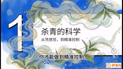 第05节（加工篇）：决胜2分钟：用&ldquo;数字温控&rdquo;破解杀青不匀，复刻大师级手工口感，课程：《茶金时代：从&ldquo;看天吃饭&rdquo;到&ldquo;精准控局&rdquo;的茶叶高产提质实战课》