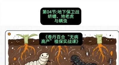第04节：地下保卫战&mdash;&mdash;蛴螬、地老虎与螨虫 ，课程：《卷丹百合&ldquo;无病高产&rdquo;植保实战课》#识农AI