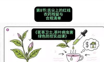 第08节：舌尖上的红线&mdash;&mdash;农药残留与合规清单，课程：《茗茶卫士&mdash;&mdash;茶叶病虫害绿色防控实战课》#识农AI
